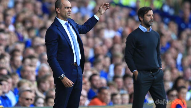 Roberto Martinez and Quique Sanchez Flores