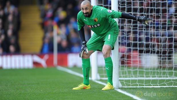 Watford goalkeeper Heurelho Gomes