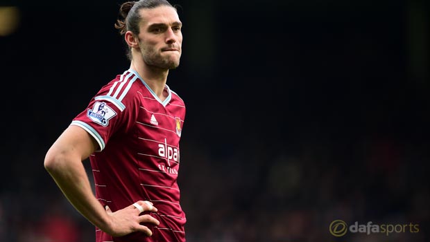 West Ham United striker Andy Carroll