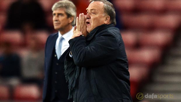 Dick Advocaat Sunderland v Manchester City