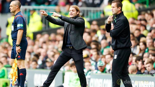 Heart of Midlothian Robbie Neilson and Celtic Ronny Deila