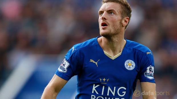 Leicester City forward Jamie Vardy