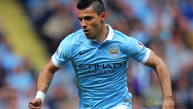 Manchester City striker Sergio Aguero