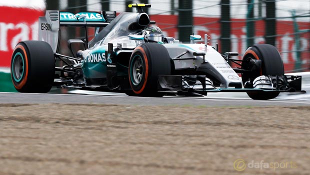 Mercedes driver Nico Rosberg Japanese Grand Prix F1