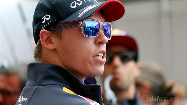 Red Bull driver Daniil Kvyat Formula One