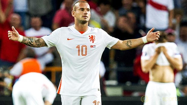 Wesley Sneijder Holland 0-3 Turkey Euro 2016