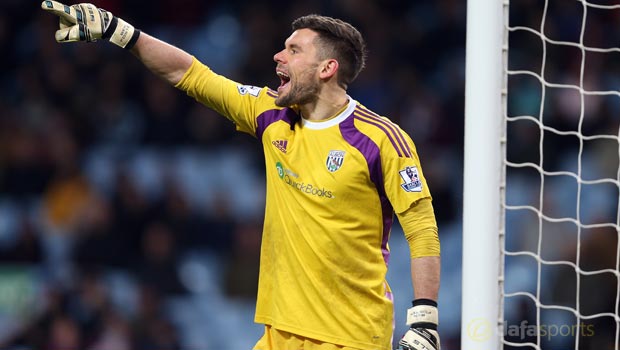 West Bromwich Albion goalkeeper Ben Foster