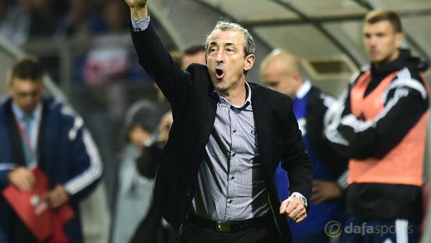 Bosnia coach Mehmed Bazdarevic Euro 2016