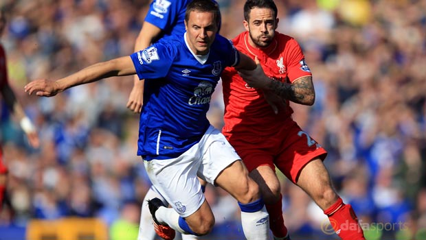 Everton centre-back Phil Jagielka