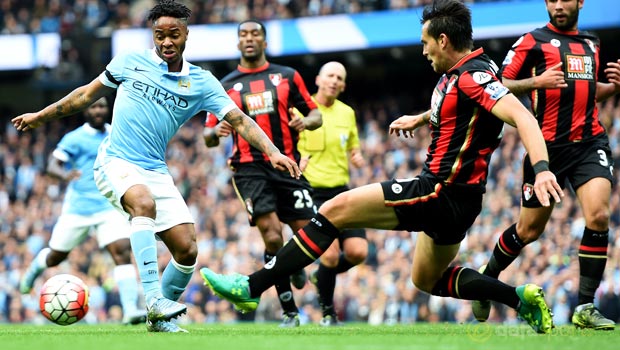 Man City v Bournemouth Raheem Sterling