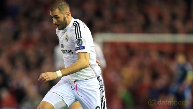 Real Madrid striker Karim Benzema