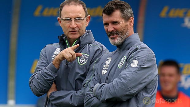 Republic of Ireland Martin ONeill and Roy Keane Euro 2016