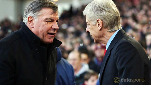 Sam Allardyce and Arsene Wenger 