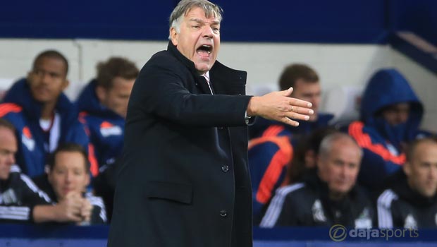 West Bromwich Albion v Sunderland manager Sam Allardyce