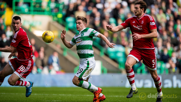 Celtic v Aberdeen James Forrest