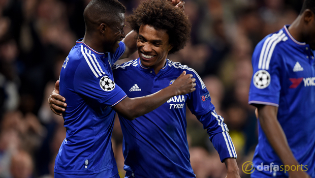 Champions League Chelsea v Dynamo Kiev Willian