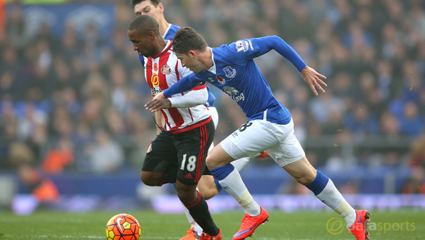 Everton v Sunderland Gareth Barry