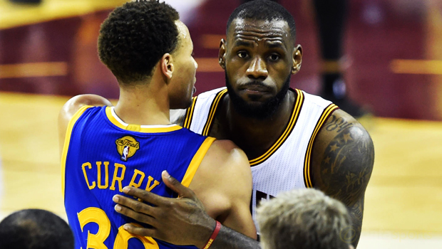 Golden State Warriors and Cleveland Cavaliers LeBron James