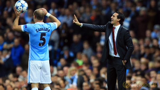  Manchester City v Sevilla Unai Emery Champions League