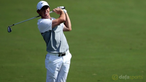 Rory McIlroy in Dubai Golf