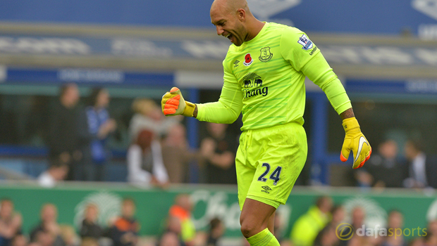 Sunderland v Everton goalkeeper Tim Howard