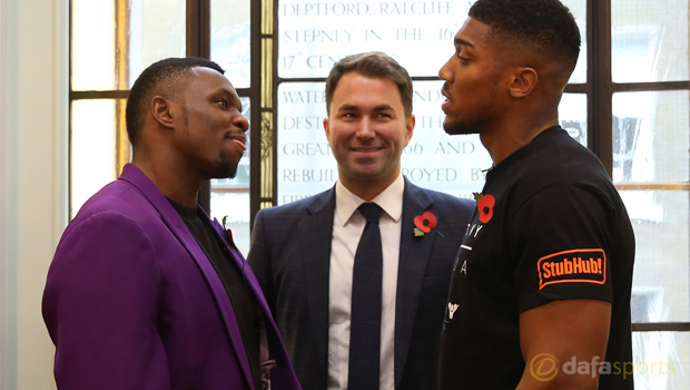 Anthony Joshua and Dillian Boxing