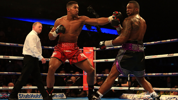 Anthony Joshua and Dillian Whyte Boxing