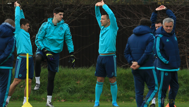 Chelsea goalkeeper Thibaut Courtois