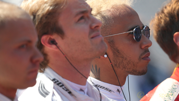 F1 Lewis Hamilton and Nico Rosberg