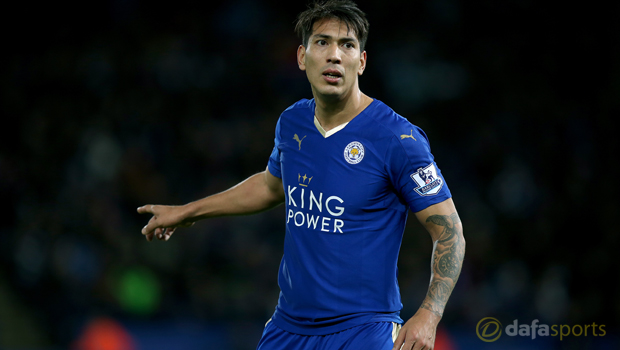 Leicester City striker Leonardo Ulloa