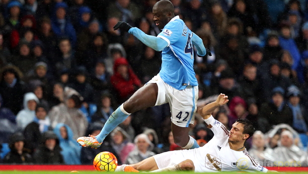 Manchester City v Swansea City Premier League Yaya Toure