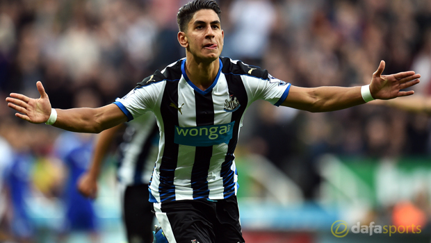 Newcastle United forward Ayoze Perez