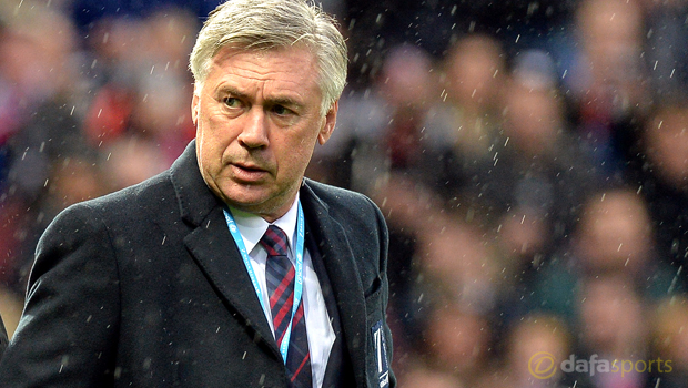 Rest of the Worlds manager Carlo Ancelotti