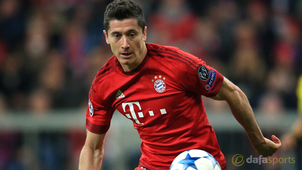 Bayern Munich striker Robert Lewandowski