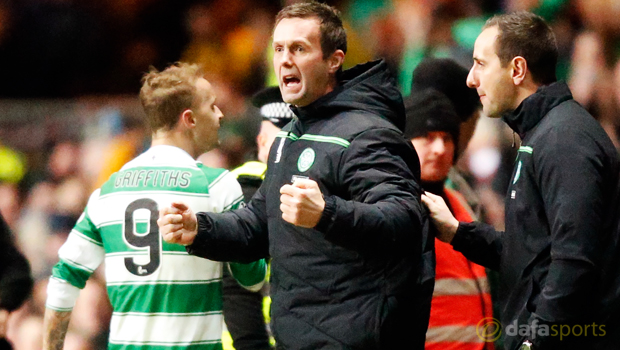 Celtic boss Ronny Deila and Leigh Griffiths