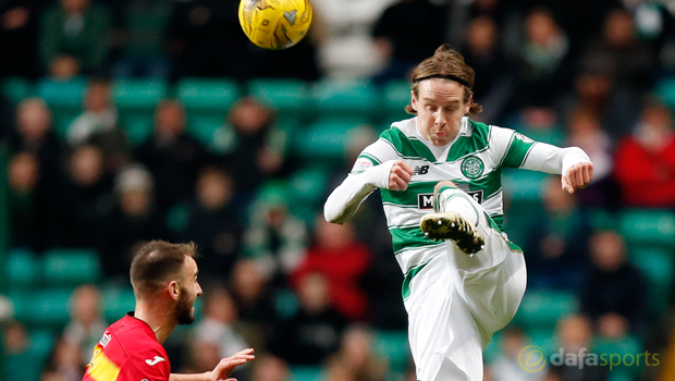 Celtic midfielder Stefan Johansen