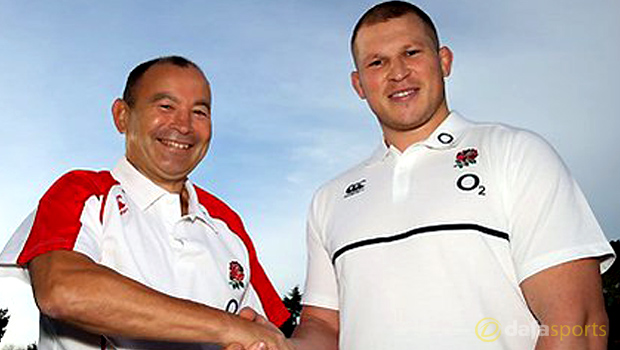 Dylan Hartley and Eddie Jones Rugby Union