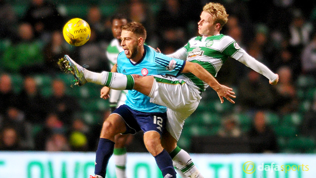 Gary Mackay-Steven Celtic v Hamilton Academical