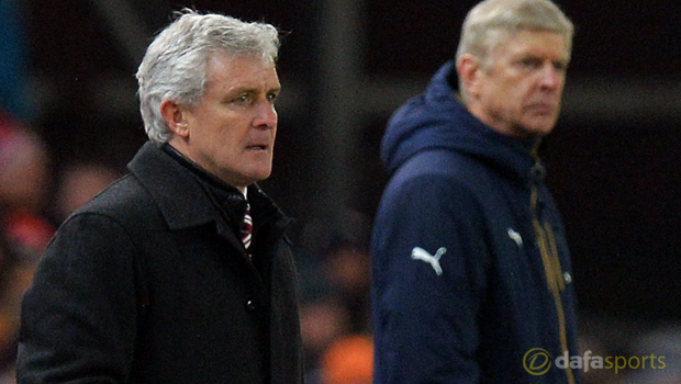 Stoke-City-Mark-Hughes-and-Arsene-Wenger