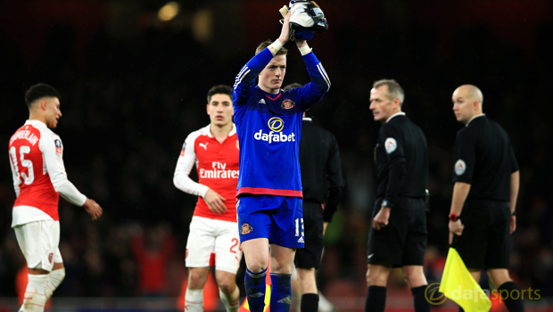 Sunderland goalkeeper Jordan Pickford