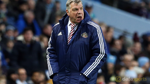 Sunderland manager Sam Allardyce Premier League match