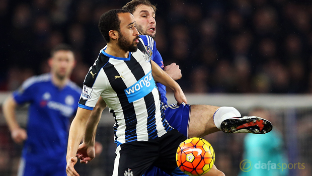 Chelsea v Newcastle United Andros Townsend