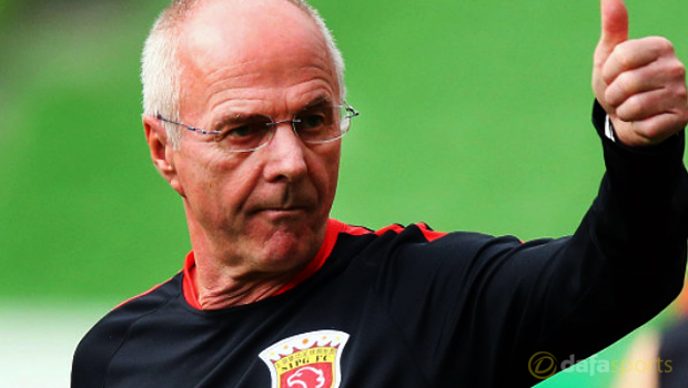 Shanghai SIPG head coach Sven Goran Eriksson