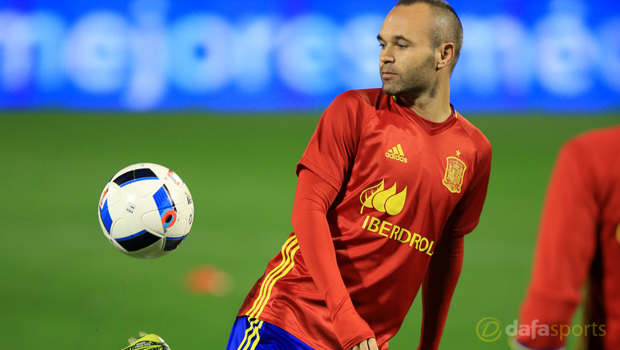 Spain Andres Iniesta Euro 2016