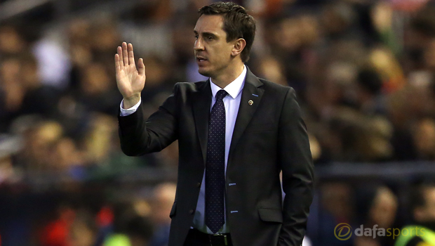 Valencia Head Coach Gary Neville