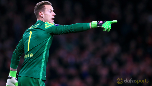 Barcelona goalkeeper Marc-Andre Ter Stegen