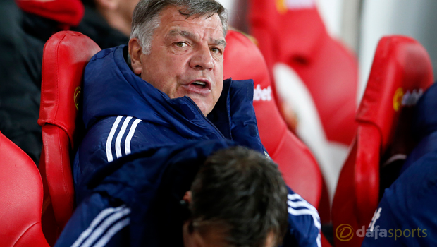 Crystal Palace v Sunderland manager Sam Allardyce