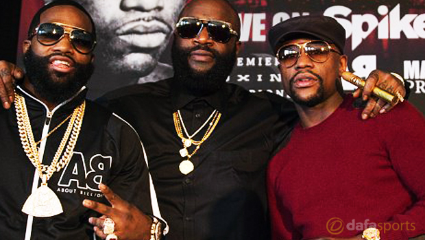 Floyd Mayweather and Adrien Broner