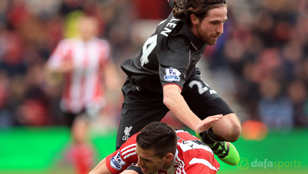 Southampton v Liverpool Joe Allen