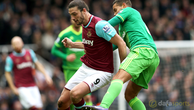 West Ham forward Andy Carroll 